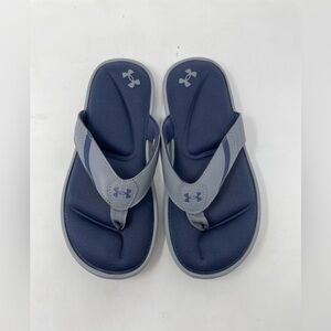 Under Armor Women Blue Slipper Size 6